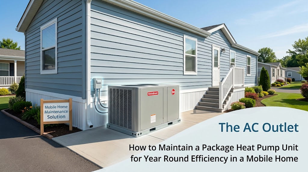 How to Maintain a Package Heat Pump Unit for Year Round Efficiency in a Mobile Home