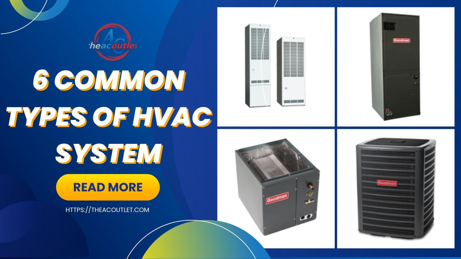 common types of hvac system