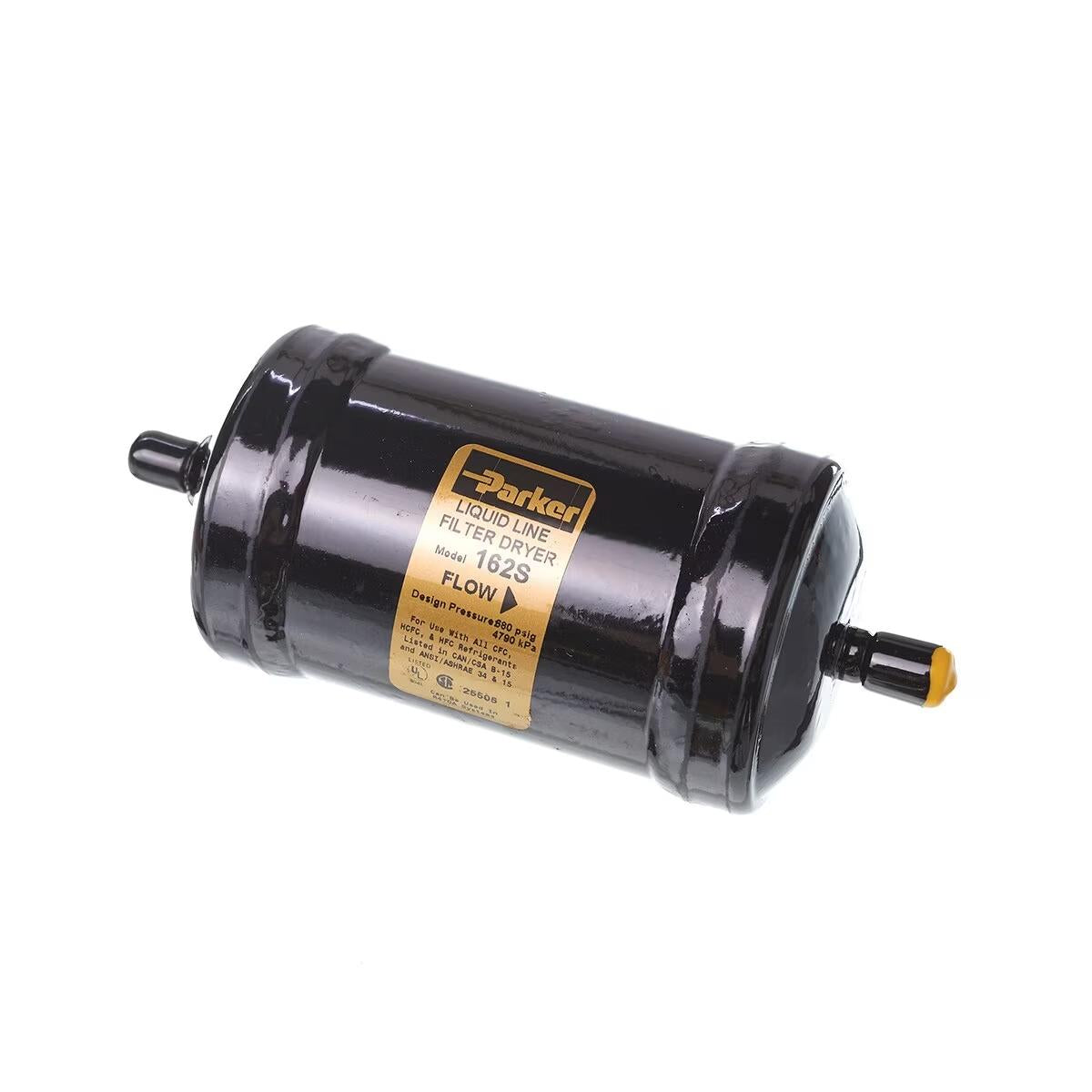 Sporlan Uni-directional Liquid Line Filter Drier - 2.32 Tons, Sweat ODF, 2-3/8 x 5-7/8 in. - 162S