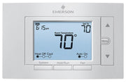 Emerson Thermostat - 1H/1C Conventional, 1H/1C Heat Pump, No Autochangeover, 7, 5/1/1 Programming - 1F83C-11PR