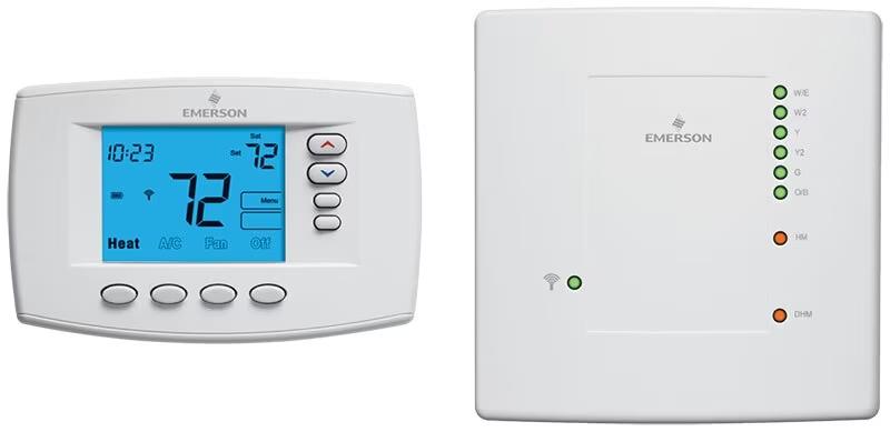 Thermostat - 2H/2C Conventional, 4H/2C Heat Pump, Autochangeover, 7 Programming