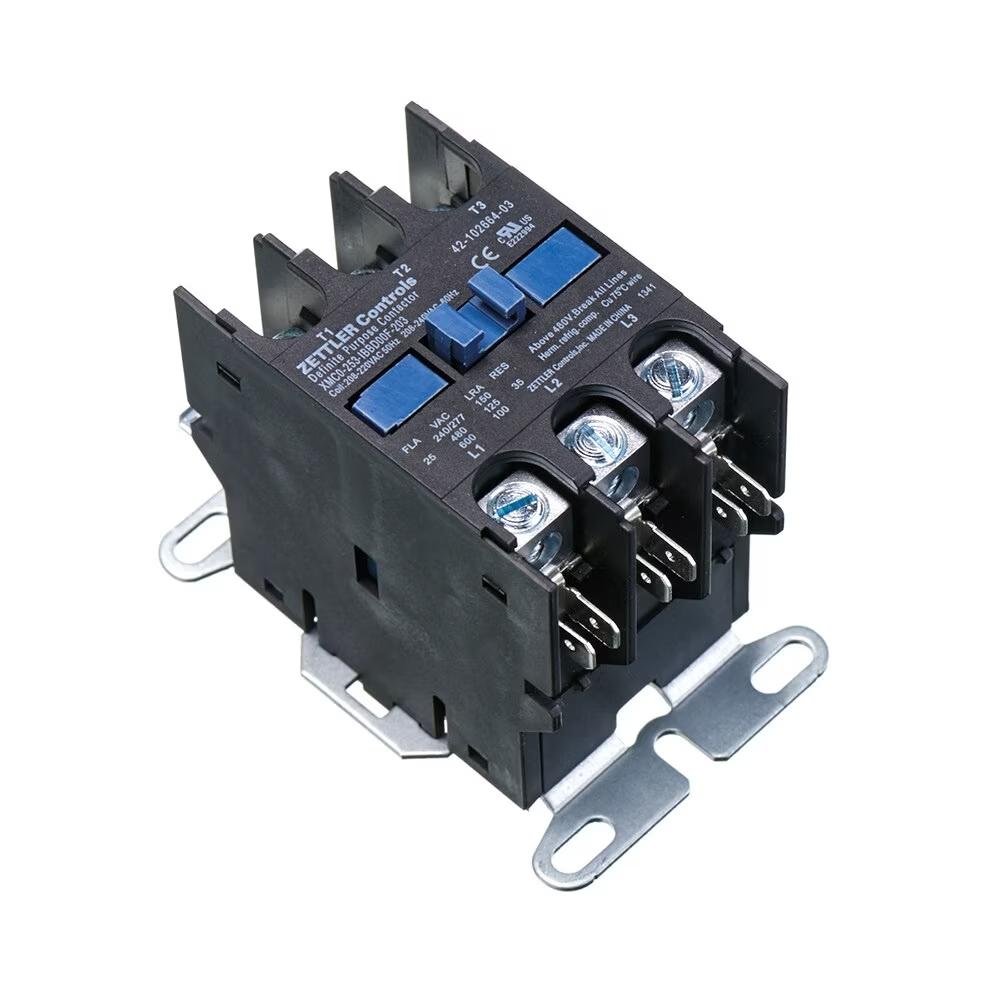Rheem Contactor - 25A 3-Pole (208-230V coil) - 42-102664-03