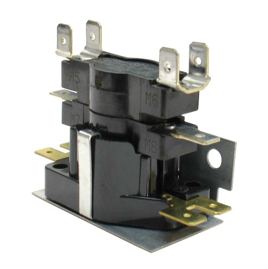 Rheem Sequencing Relay - 2-Pole, DPST - NO, Heater 24 VAC / 0.2A steady state / 0.55A maximum - 42-23116-08