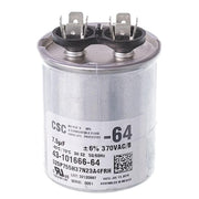 Protech Single Round Capacitor - 7.5 uF, 370 VAC, 2.120 x 2.435 (max.) in. - 43-101666-64