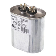 Protech Single Oval Capacitor - 55 uF, 370 VAC, 1.910 x 2.910 x 4.660 (max.) in. - 43-25134-19