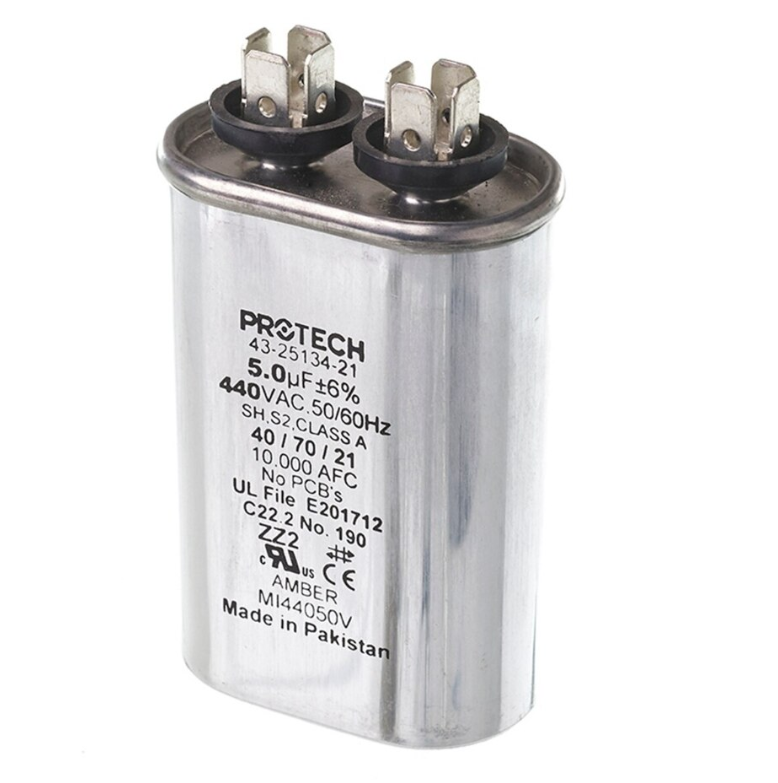 Rheem Capacitor - 5/440 Single Oval - 43-25134-21