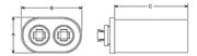 Rheem Capacitor - 10/440 Single Oval - 43-25134-22