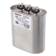 Protech Dual Oval Capacitor - 60/5 uF, 370 VAC, 1.970 x 3.670 x 4.680 (max.) in. - 43-25135-29