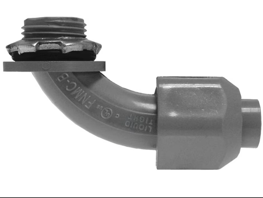 Liquid-Tight Conduit Fitting - 1/2 " 90 Degree (Quick Twist) 10 Pack