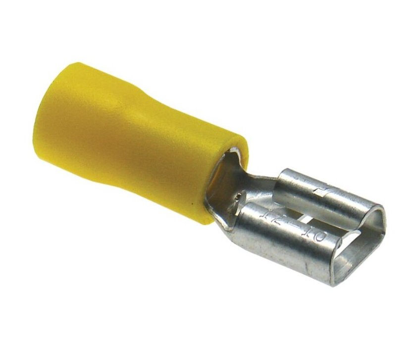 1/4 " Female Insulated Quick Connects - 12-10 AWG (Pack of 100)