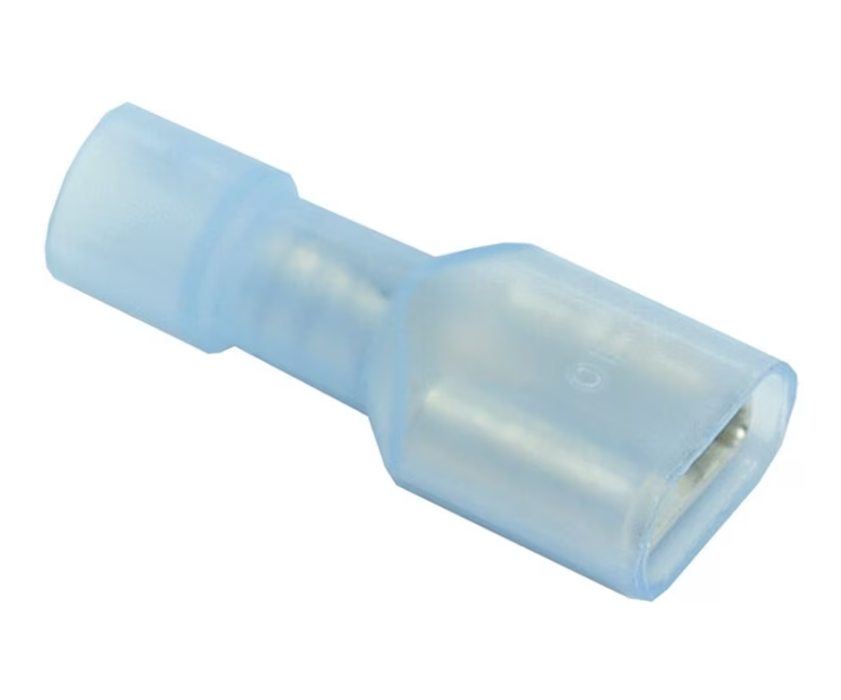 1/4 " Female Fully Insulated Quick Connects - 16-14 AWG (Pack of 25)