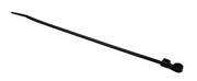 Wire & Cable Ties w/Mounting Hole- Nylon Black - 7-1/2 in. (Pack of 100)