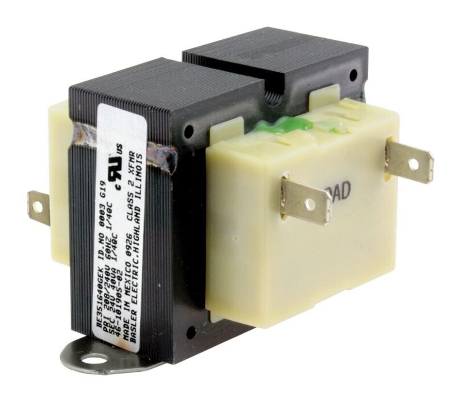 Rheem Transformer - 40 VA, 208/230/24V, Channel 2 Hole Mount - 46-101905-01