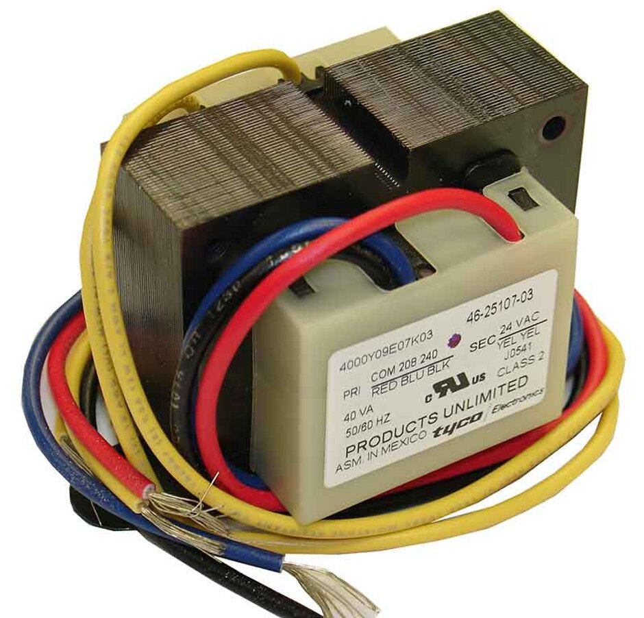Rheem Transformer - 40 VA, 208/230/24V, Channel 2 Hole Mount - 46-25107-03