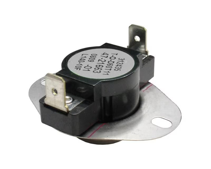 Rheem Limit Switch - Normally Closed, Close at 100F, Open at 110F, Auto Reset, 230VAC - 47-21663-13