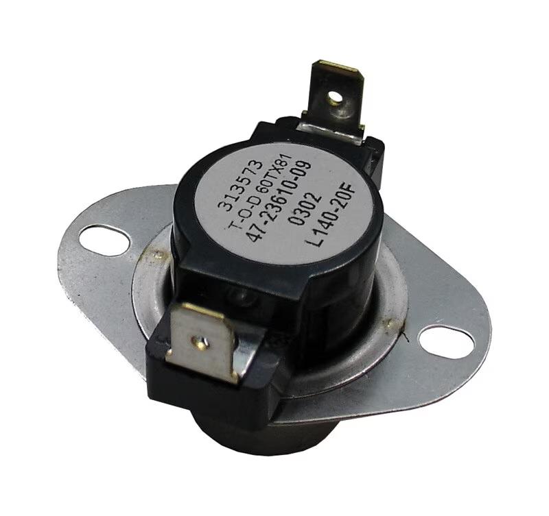 Rheem Limit Switch - Normally Closed, Close at 140F, Open at 160F, Auto Reset, 230VAC - 47-23610-17