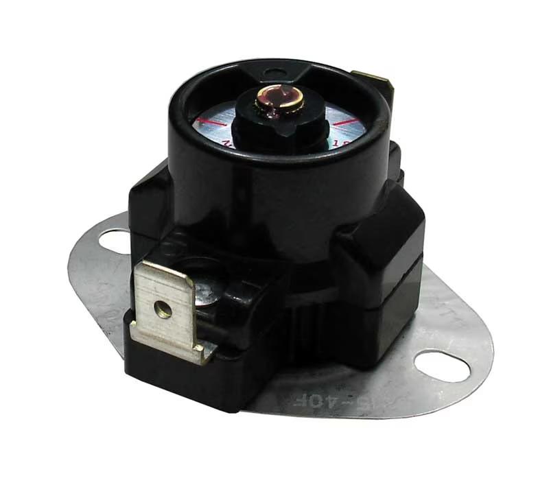 Protech Limit Switch - Normally Closed, Close at Open Temperature Setting minus 40F, Open at 175 - 215 (195 Factory Setting)F, Auto Reset, 230VAC - 47-25115-03