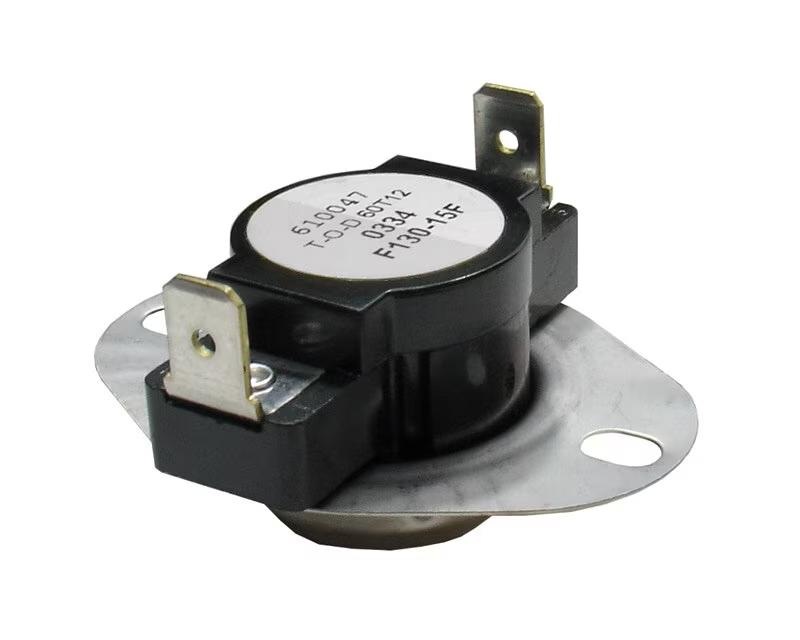 Rheem Limit Switch - Normally Open, Close at 130F, Open at 115F, Auto Reset, 230VAC - 47-25116-03