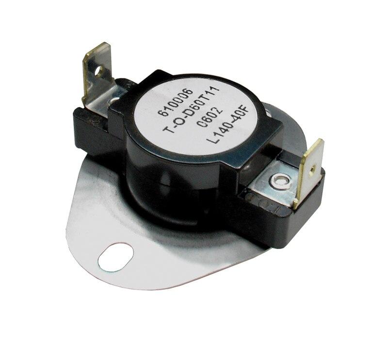 Rheem Limit Switch - Normally Closed, Close at 100F, Open at 140F, Auto Reset, 230VAC - 47-25117-01