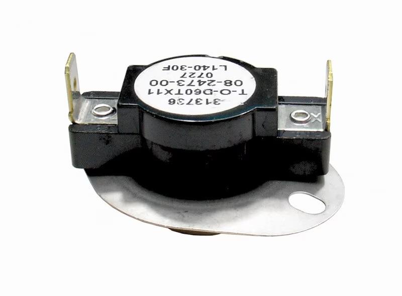 Rheem Limit Switch - Normally Closed, Close at 110F, Open at 140F, Auto Reset, 230VAC - 47-25266-11