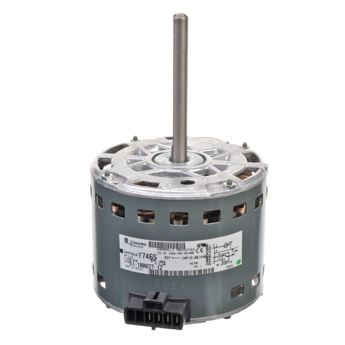 Rheem Blower Motor - 1/2 HP, 1 Phase, 2 Speed, 220V, 900 RPM - 51-100837-12