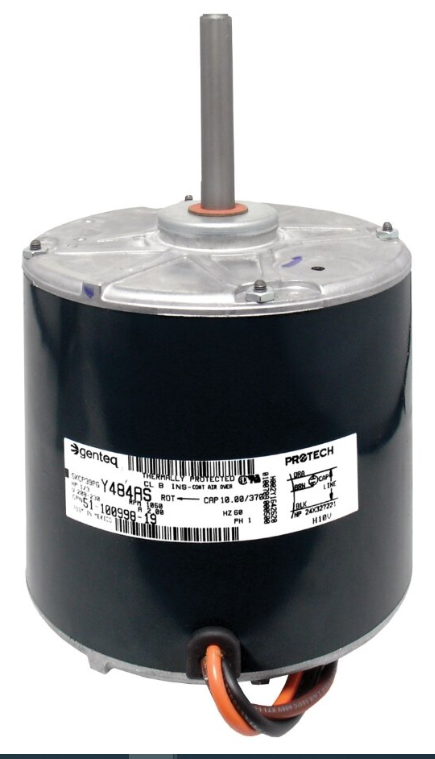 Protech Condenser Motor - 1/3 hp 208-230/1/60 (1075 rpm/1 speed) - 51-100998-19