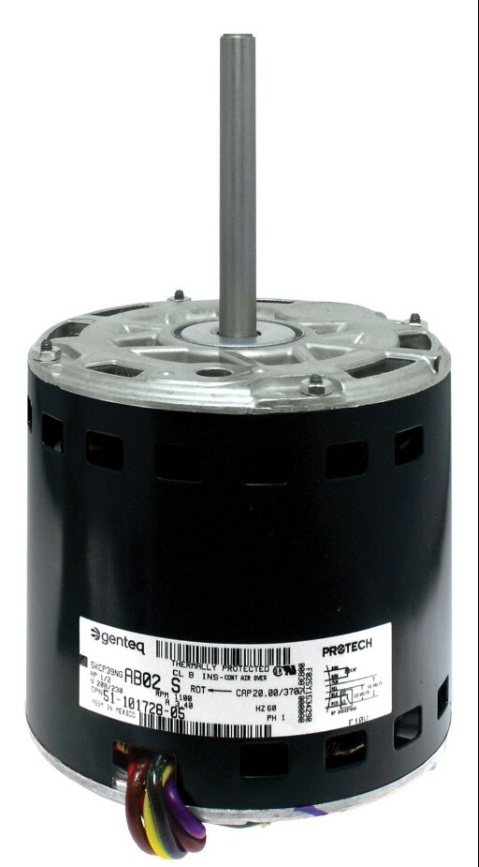 Protech Blower Motor - 1/2 hp 208-230/1/60 (1075 rpm/2 speeds) - 51-101728-05