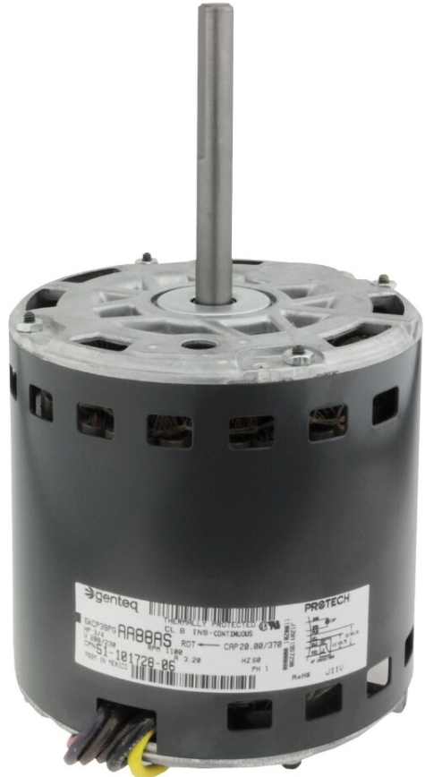 Protech Blower Motor - 3/4 hp 208-230/1/60 (1075 rpm/2 speeds) - 51-101728-06