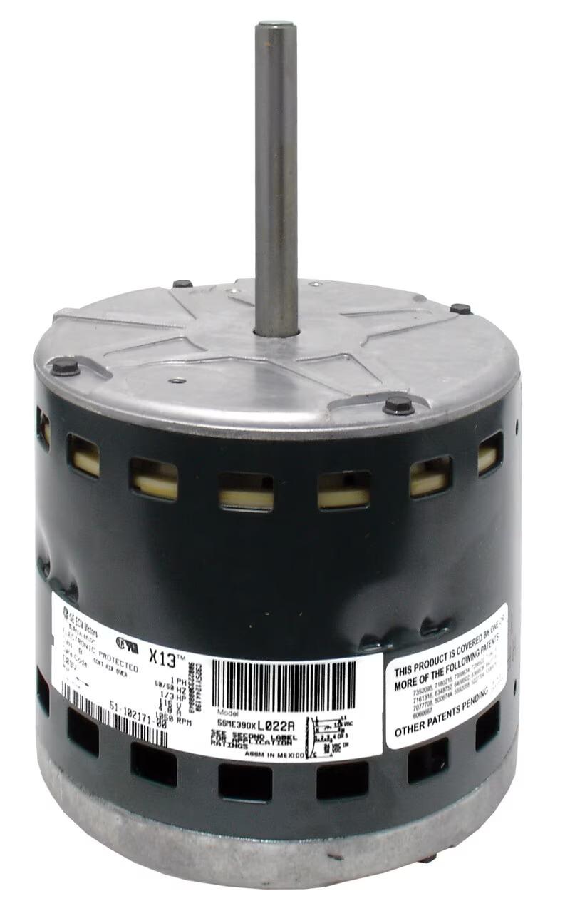 Endura Pro (X-13) Blower Motor, 1/3 HP, 1 Phase, 120V, Variable Speed - 51-102171-00