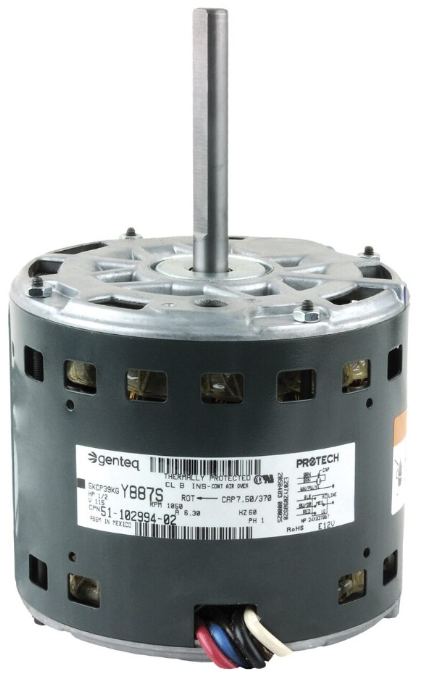 Protech Blower Motor - 1/2 hp 120/1/60 (1075 rpm/3 speeds) - 51-102994-02