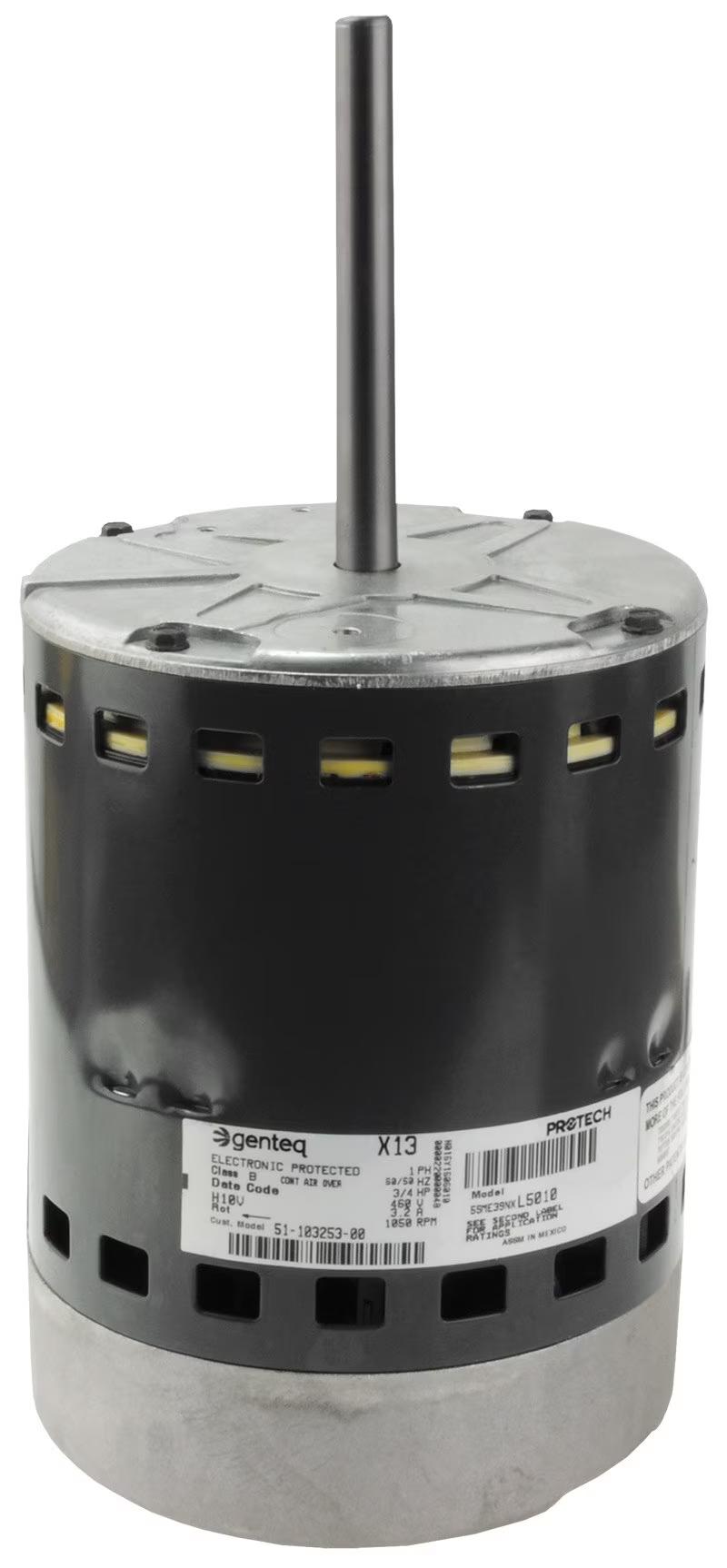 Endura Pro (X-13) Blower Motor, 3/4 HP, 1 Phase, 460V, Variable Speed - 51-103253-12
