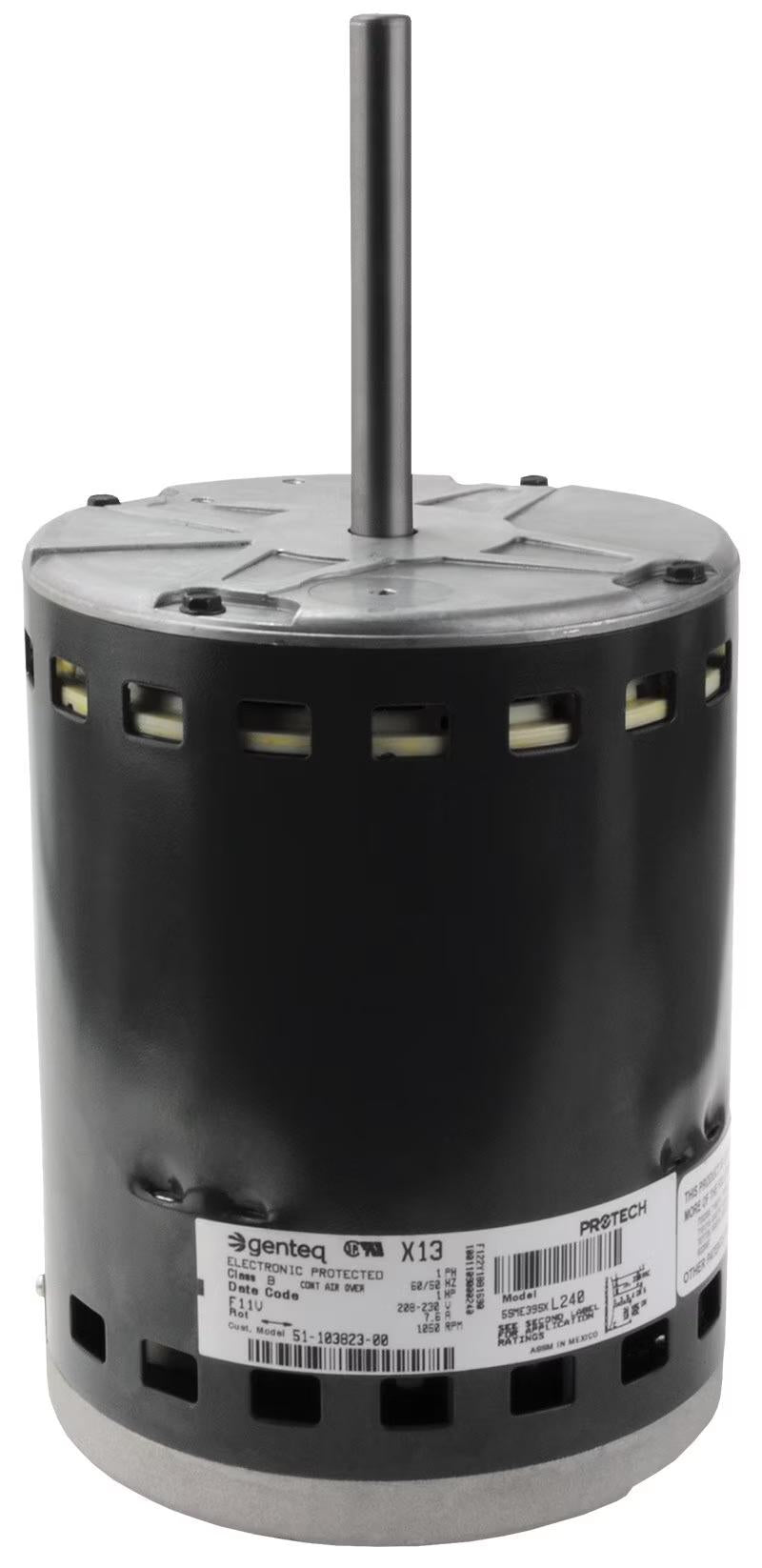 Endura Pro (X-13) Blower Motor, 1 HP, 1 Phase, 208/230V, Variable Speed - 51-103823-05