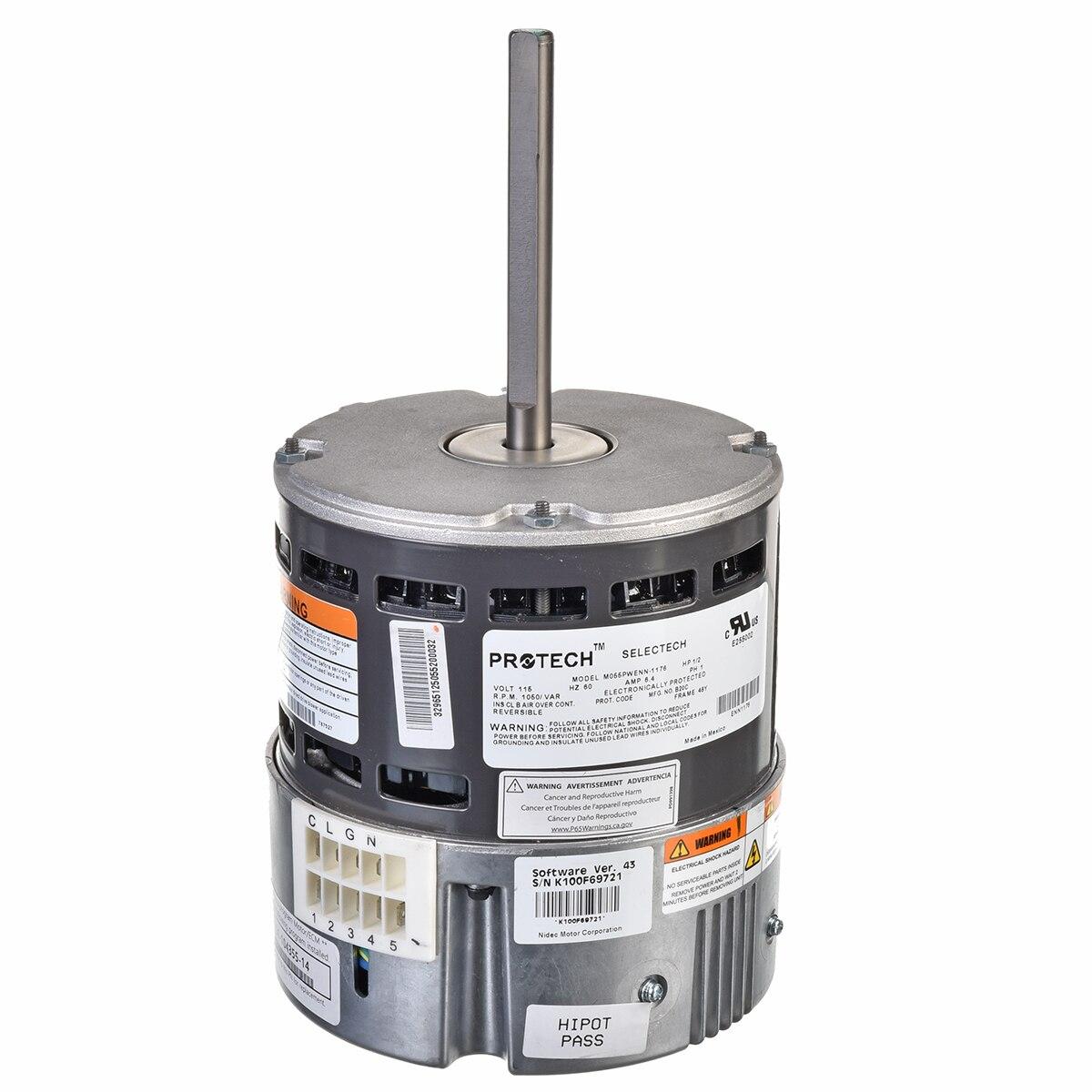 SelecTech Blower Motor, 1/2 HP, 1 Phase, 120V, Variable Speed - 51-104355-14