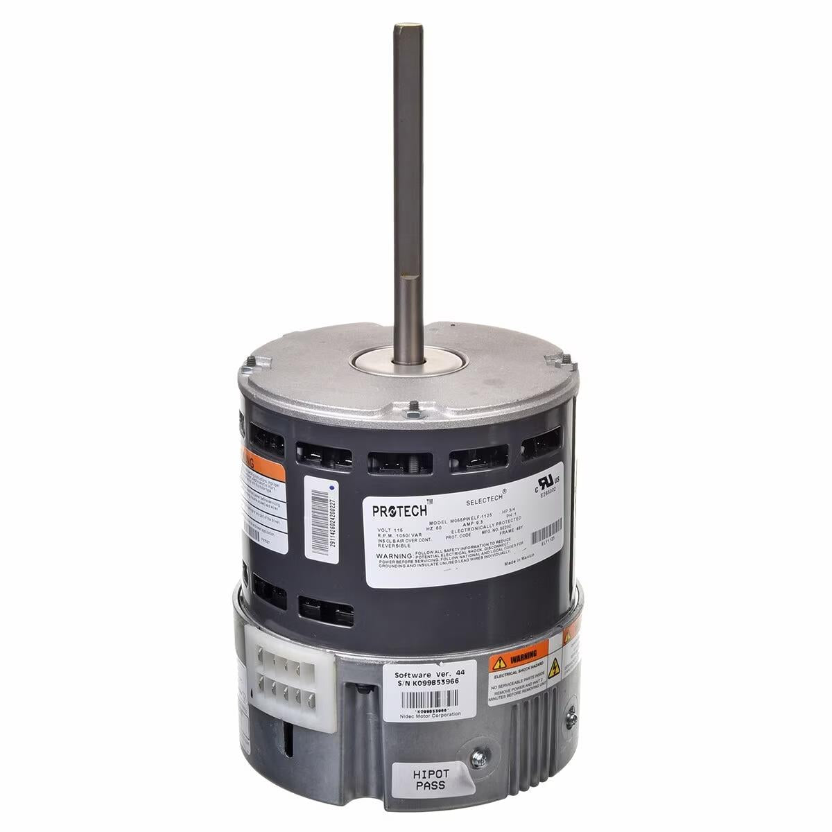 SelecTech Blower Motor, 3/4 HP, 1 Phase, 120V, Variable Speed - 51-104356-01