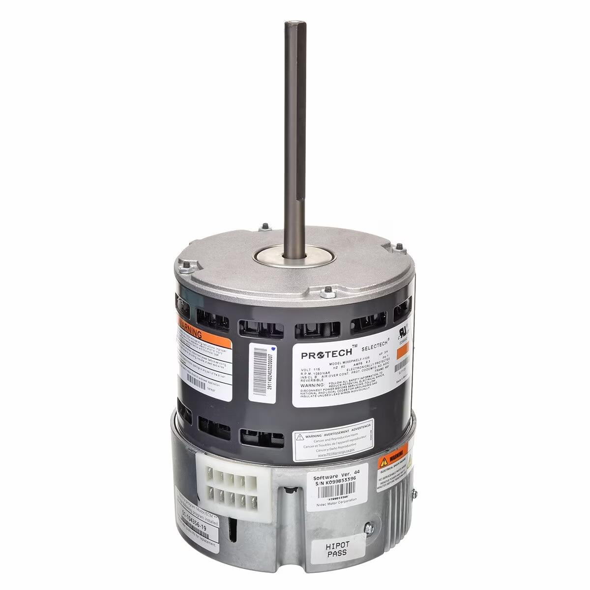 SelecTech Blower Motor, 3/4 HP, 1 Phase, 120V, Variable Speed - 51-104356-19
