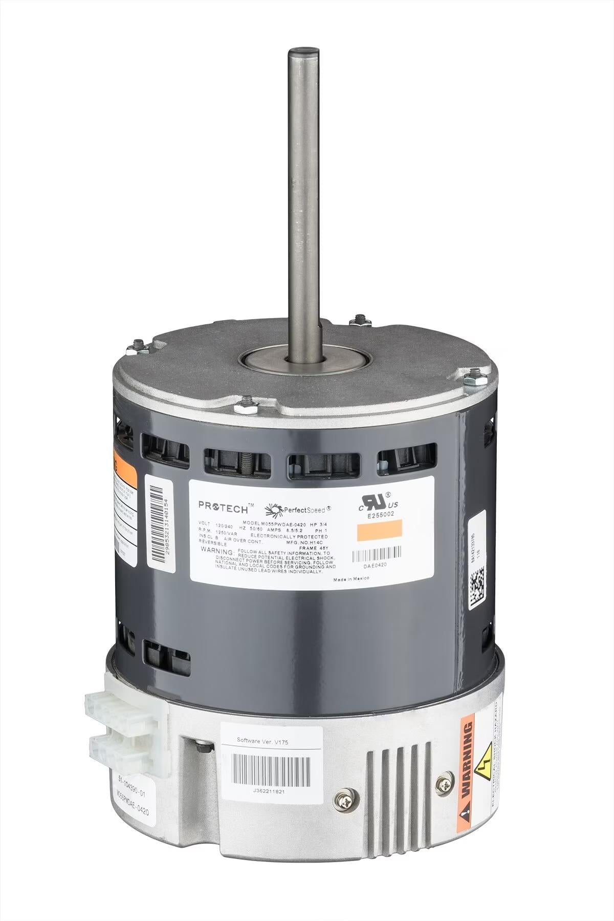 Rheem Blower Motor, 3/4 HP, 1 Phase, 120/230V, Variable Speed - 51-104390-01