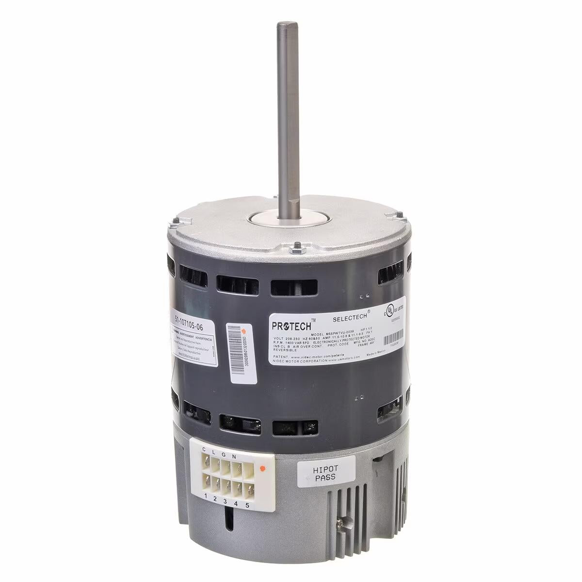 SelecTech Gen 3 Condenser Motor, 1-1/2 HP, 230V, Variable Speed - 51-107105-06