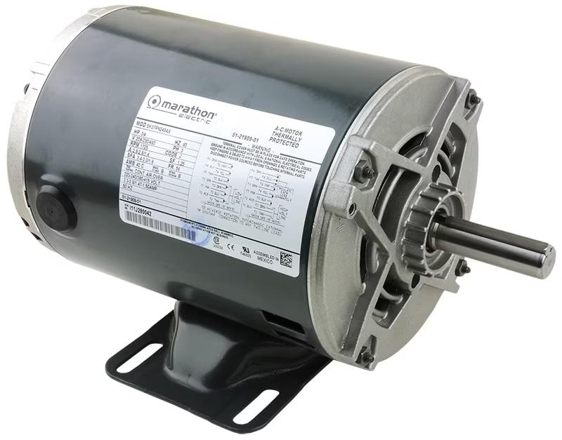 Rheem Blower Motor - 3/4 HP, 3 Phase, 1 Speed, 208/230/460V, 1725 RPM - 51-21909-01