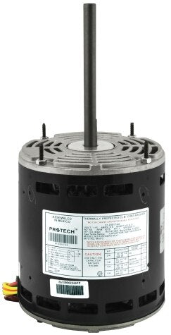ProTech Blower Motor - 1/4 - 3/4 HP, 1 Phase, 4 Speed, 120V, 1075 RPM - 51-23017-42