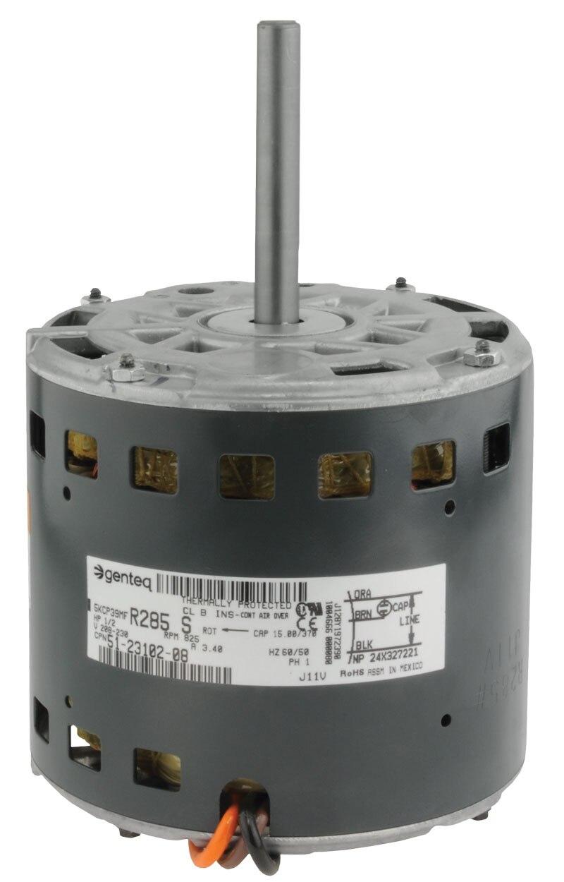 Rheem Blower Motor - 1/2 HP, 1 Phase, 1 Speed, 208/220/230V, 825 RPM - 51-23102-08