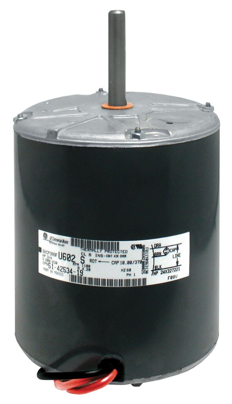 Rheem Condenser Motor - 3/4 HP, 1 Phase, 1 Speed, 208/230V, 1075 RPM - 51-42534-19