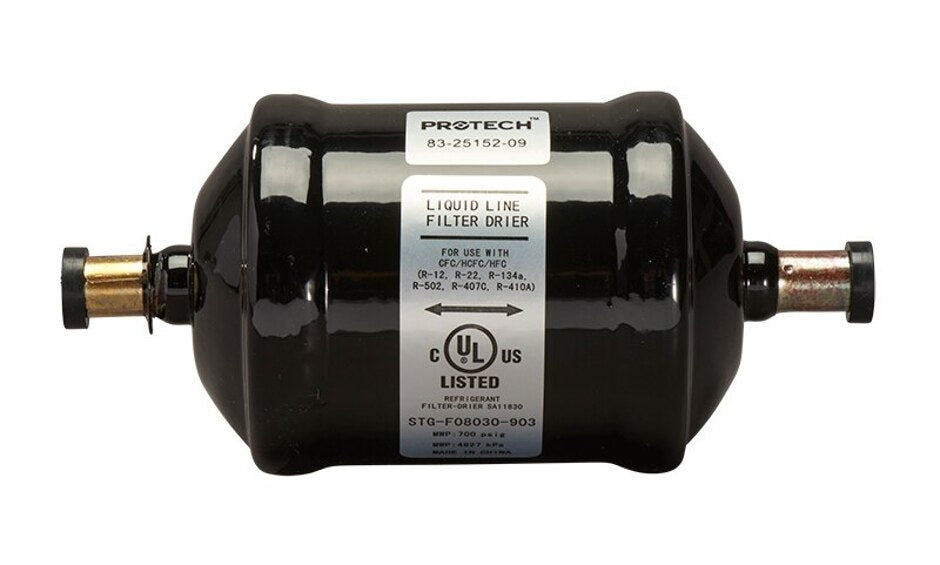 Protech Bi-directional Liquid Line Filter Drier - 3.9 Tons, Sweat ODF, 2-5/8 x 5-5/16 in.