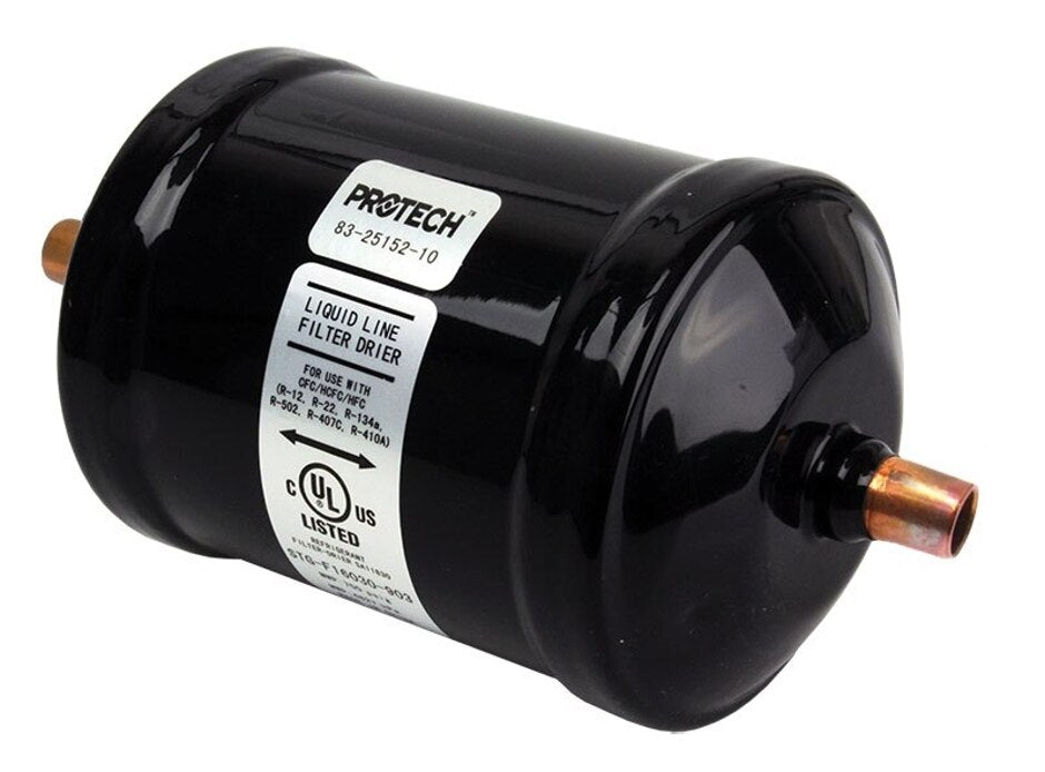 Protech Bi-directional Liquid Line Filter Drier - 6.6 Tons, Sweat ODF, 3-1/8 x 6-1/8 in.