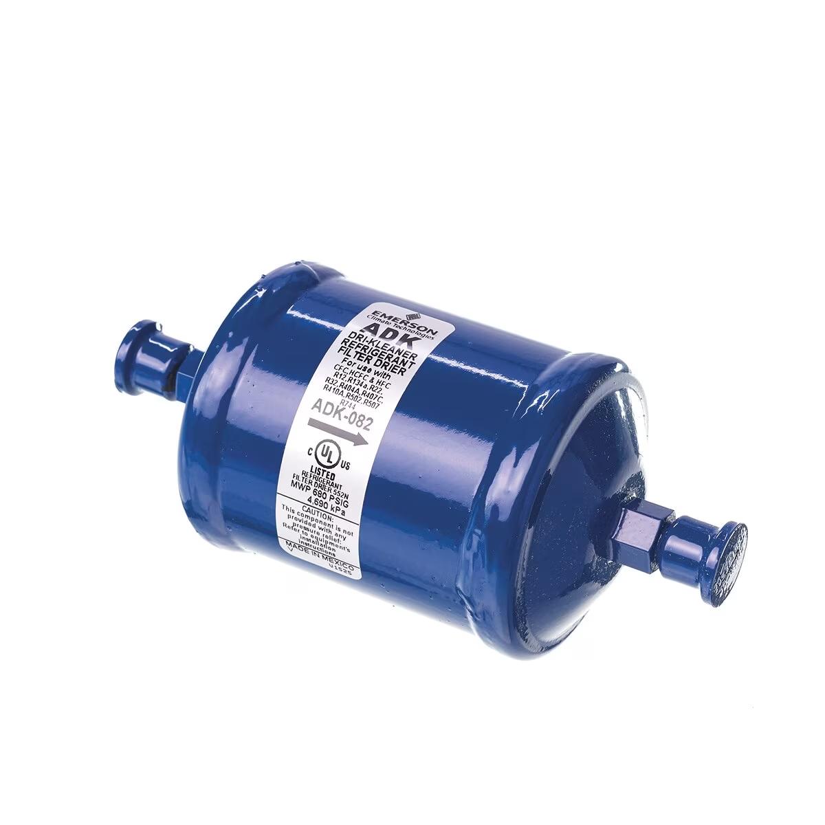 Emerson Uni-directional Liquid Line Filter Drier - 2.2 Tons, Flare SAE (M/M), 2-5/8 x 5-5/8 in. - 83-ADK-082