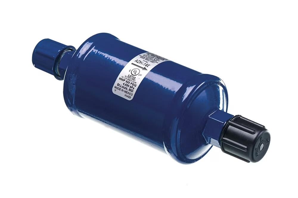Emerson Uni-directional Liquid Line Filter Drier - 12.8 Tons, Flare SAE (M/M), 2-5/8 x 7-7/16 in. - 83-ADK-165