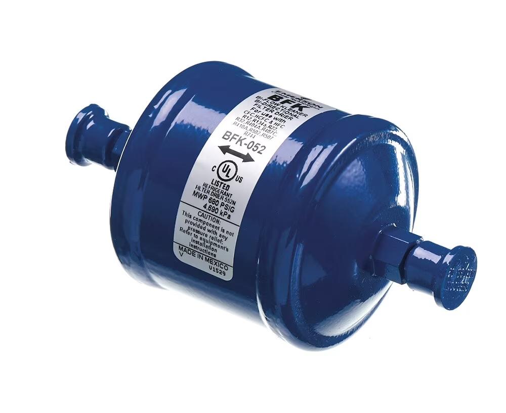 Emerson Bi-directional Liquid Line Filter Drier - 1.6 Tons, Flare SAE (M/M), 2-5/8 x 4-13/16 in. - 83-BFK-052