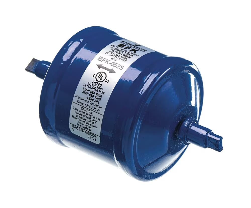 Emerson Bi-directional Liquid Line Filter Drier - 2.2 Tons, Sweat ODF, 2-5/8 x 4-7/16 in. - 83-BFK-052S