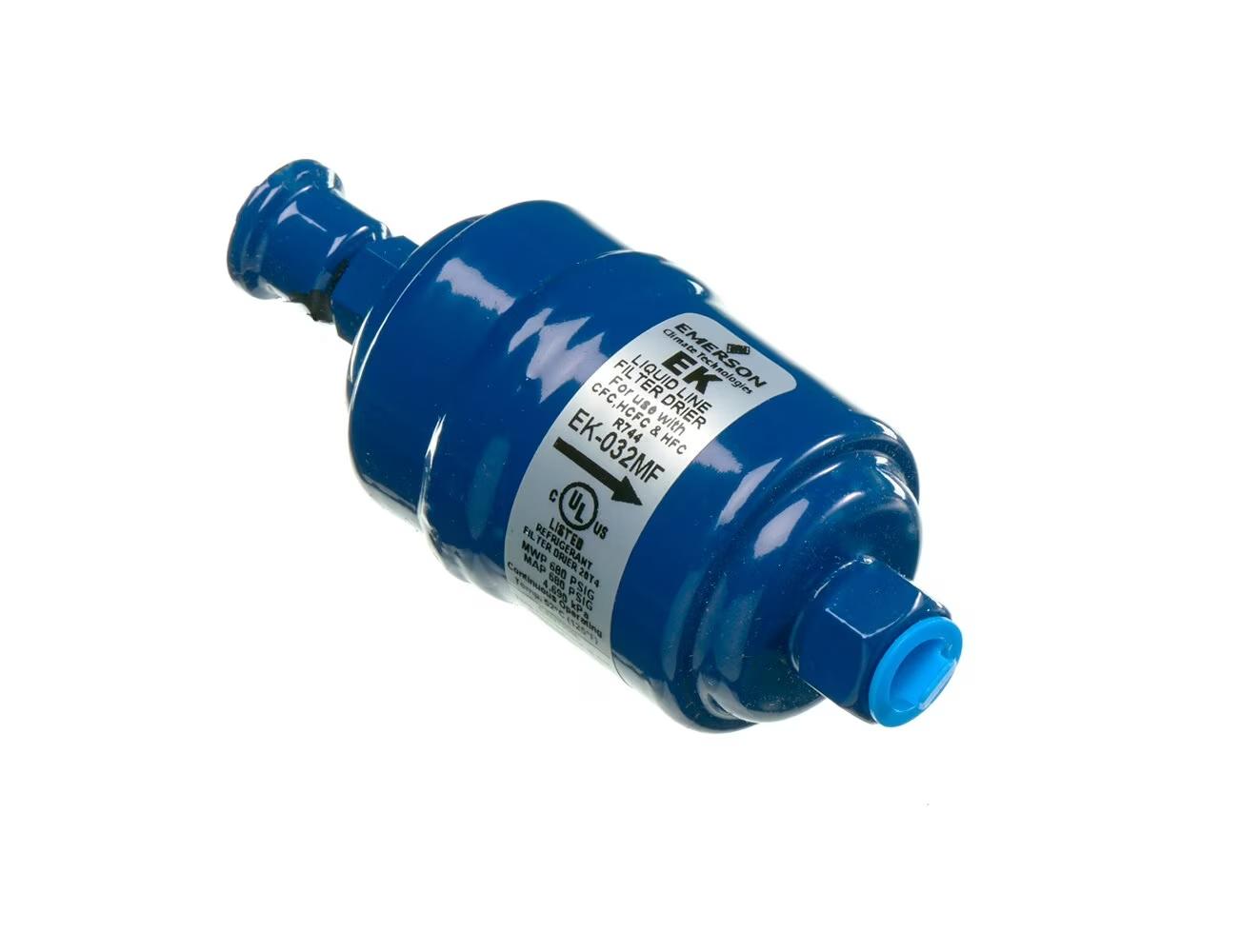Emerson Uni-directional Liquid Line Filter Drier - 2.2 Tons, Flare SAE (M/F), 1-5/8 x 3-1/2 in. - 83-EK-032MF