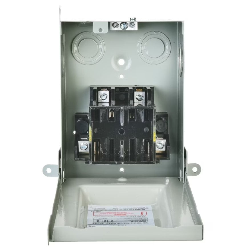 Disconnect Switch - Fused, 230V/30A, Top Open (Case of 10)