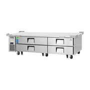 Everest 4 Drawer Side Mount Stainless Steel Chef Bases, 86", 6 cu. ft.